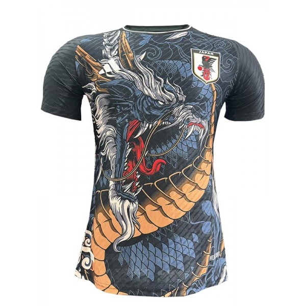 Japan édition spéciale maillot joueur noir dragon uniforme de football kit de football de sport pour hommes chemise haute 2024-2025